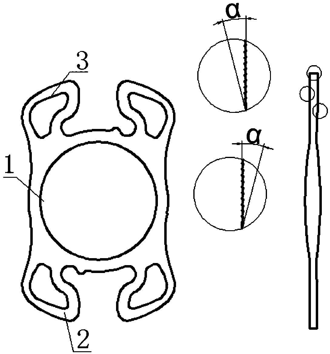 Axial spherical aberration progressive modulation type aspheric intraocular lens