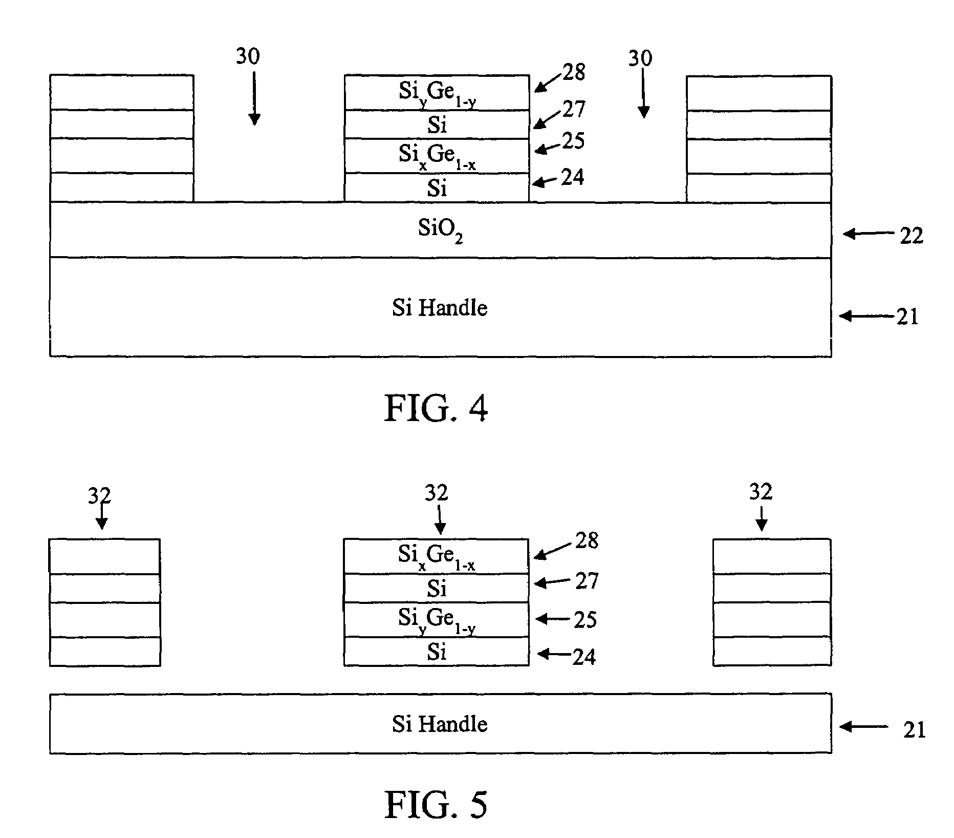 Fabrication of strained heterojunction structures