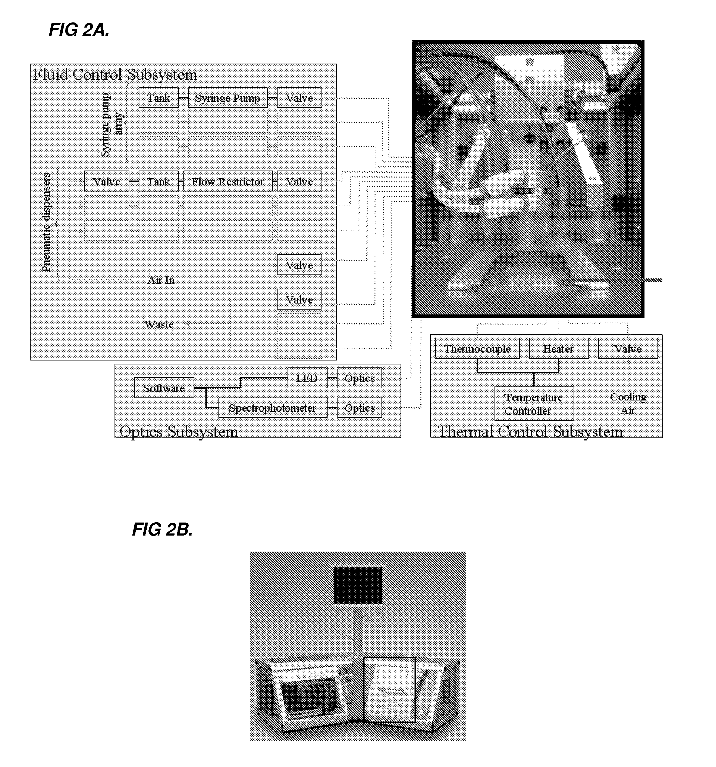 Reservoir-buffered mixers and remote valve switching for microfluidic devices