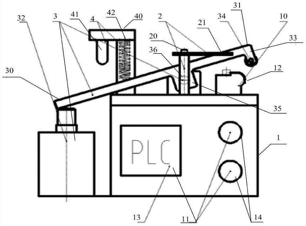 Semi-automatic forming device and application method of cooling nozzle type oil pipe