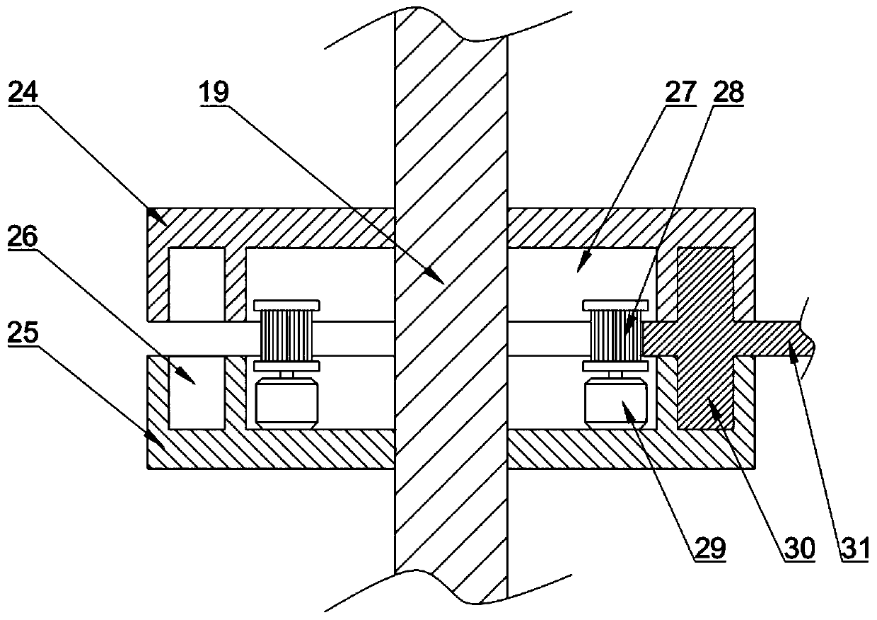 Automatic welding device for manhole door of wind power generation tower barrel