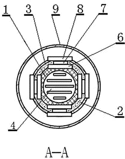 Environment-friendly energy-saving semiconductor self-electricity-generating honeycomb briquette stove