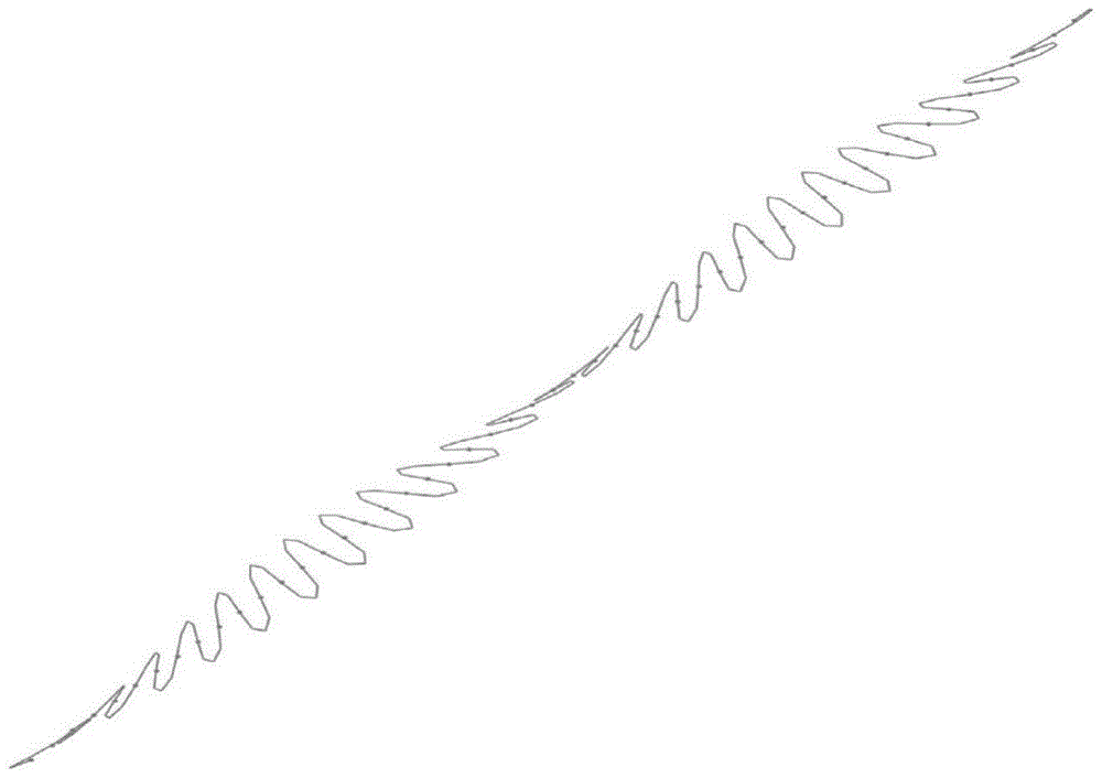 Spiral-structure cutting steel wire and production device thereof