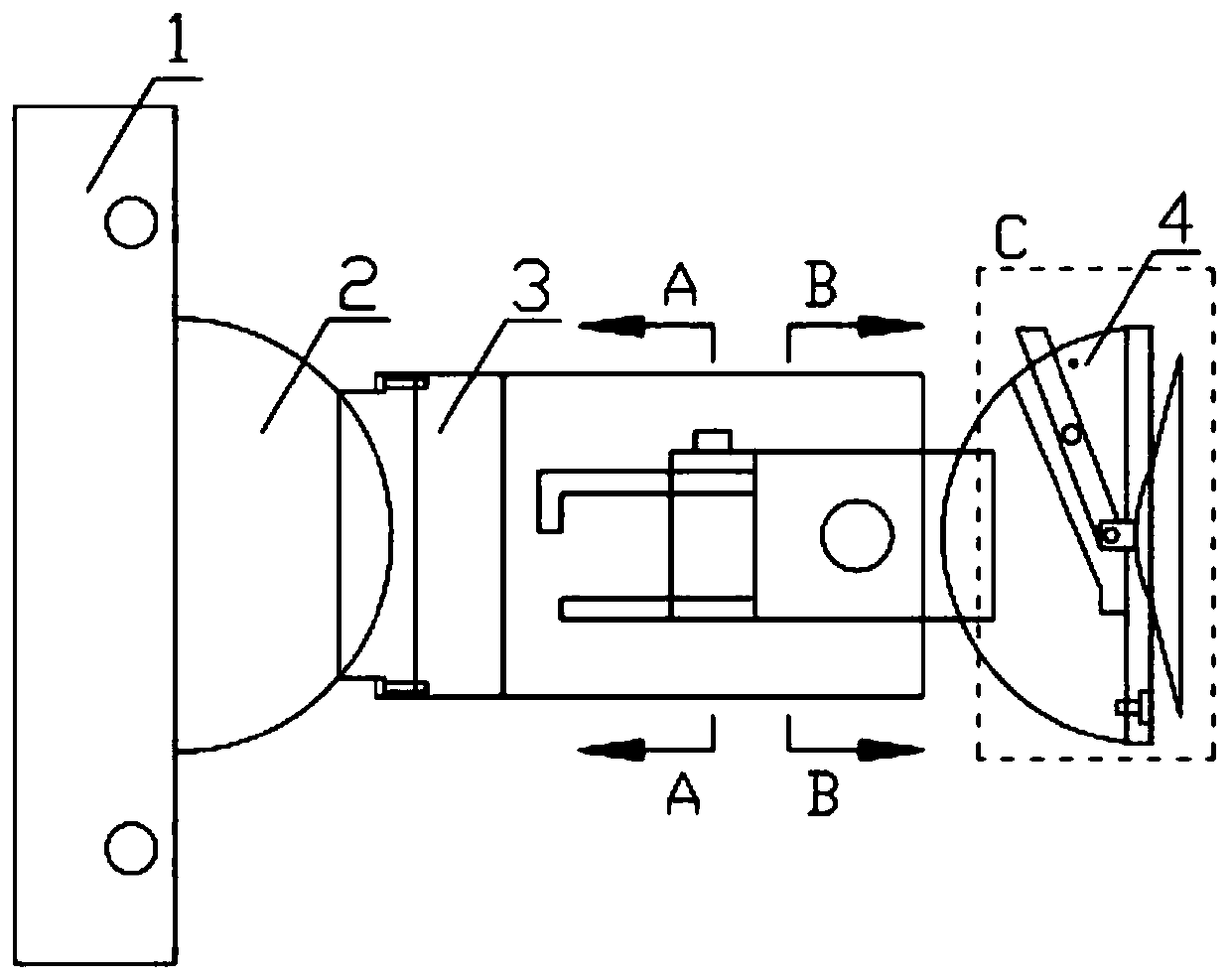 Novel multifunctional radar navigation externally-connected supporting frame for vehicle