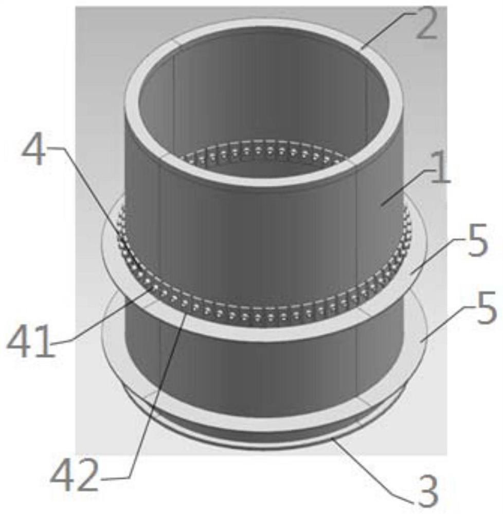 Foundation ring, and processing and construction method thereof