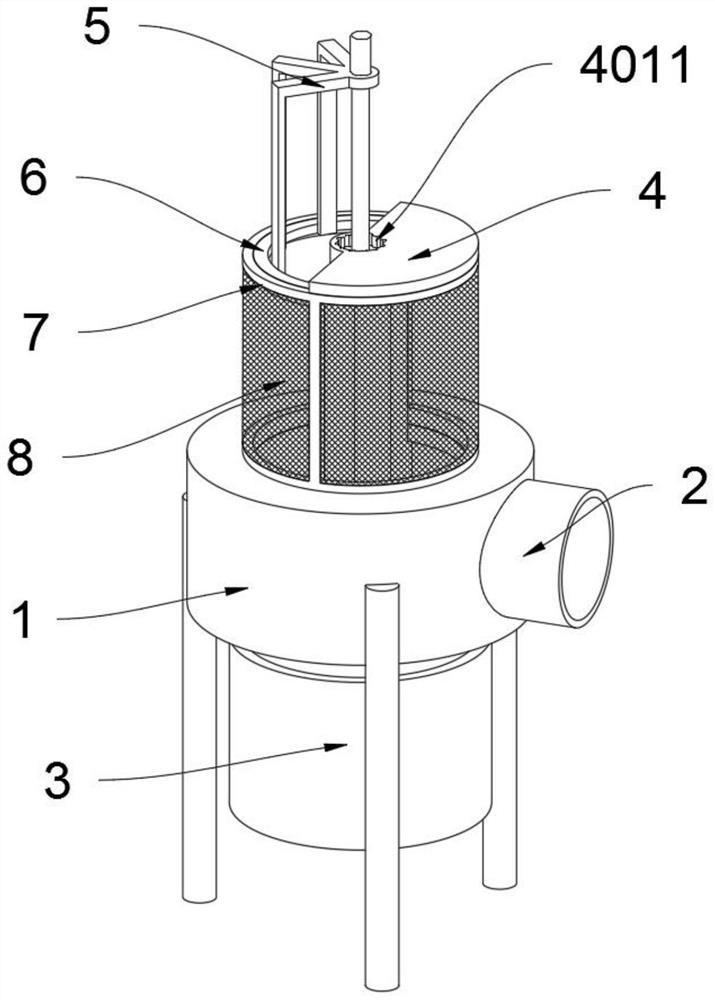 Dust recovery device based on corn starch workshop