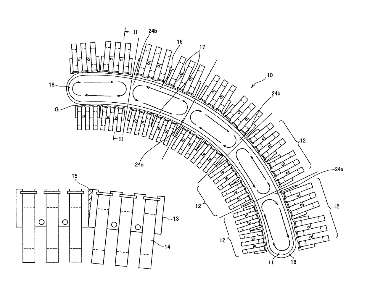 Manufacturing apparatus for metal molded body