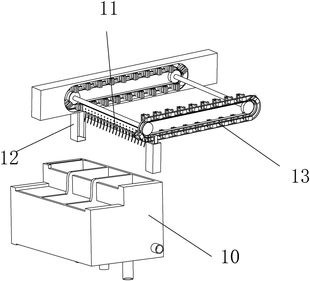 Chocolate feeding mechanism for ice cream maker