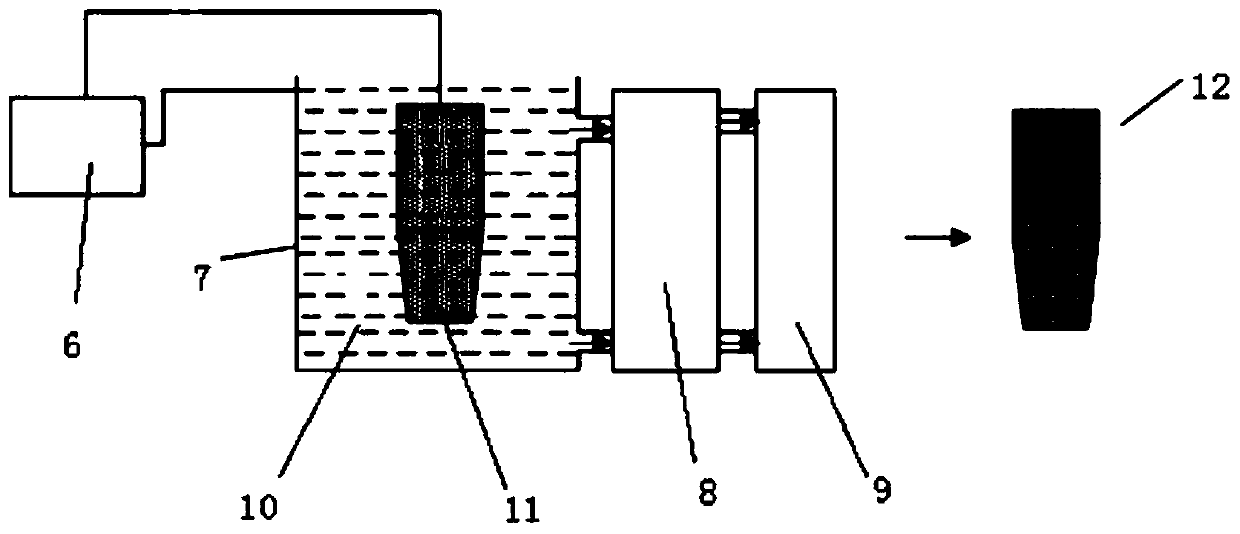 Preparation method of deep narrow gap consumable electrode gas protection welding current contact nozzle