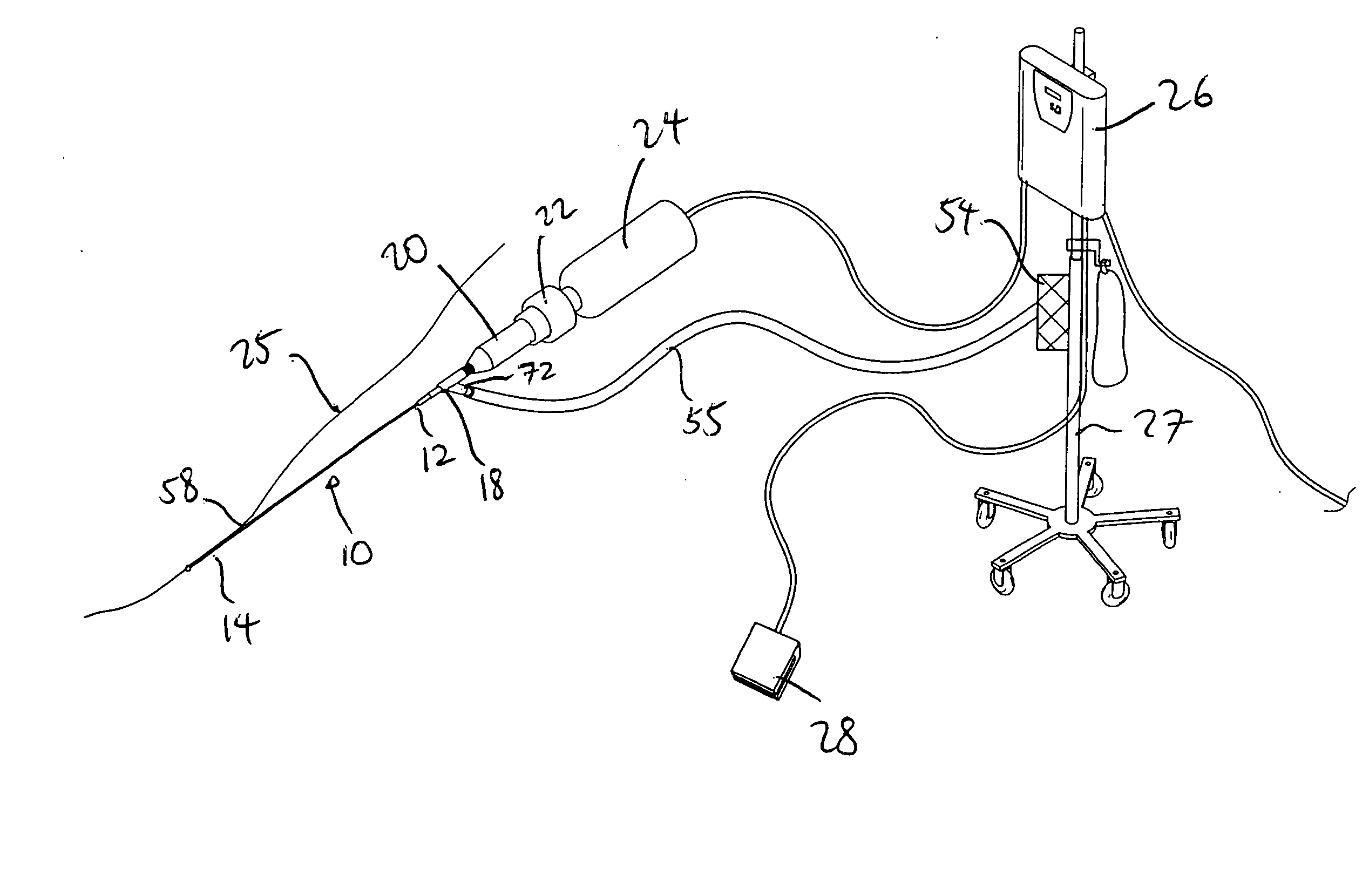 Ultrasound catheter having protective feature against breakage