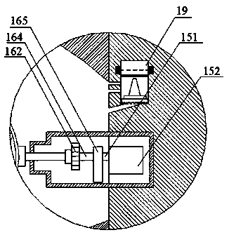 Energy-saving domestic wastewater treatment device capable of preventing pipeline blockage