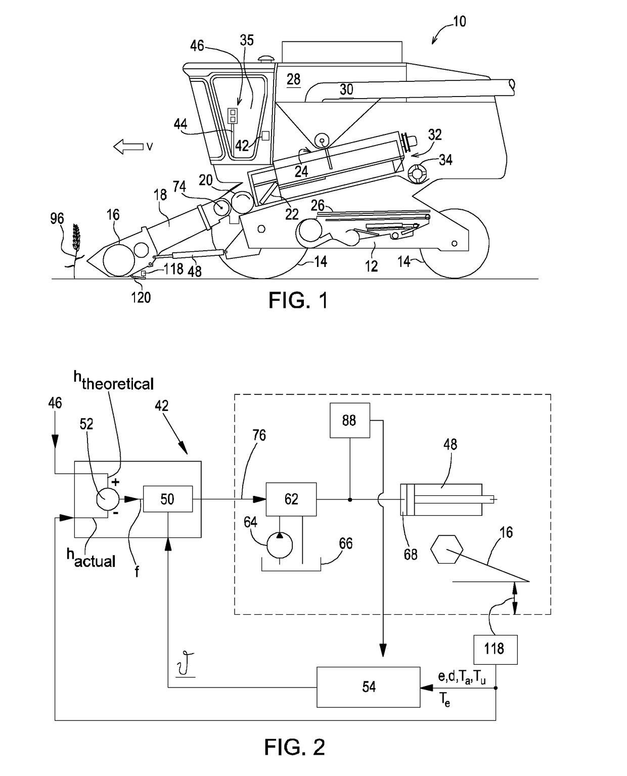 Automatic determination of the control unit parameters of an arrangement to control an actuator for the adjustment of an adjustable element of an agricultural machine