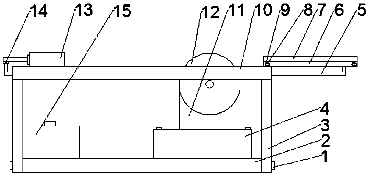 Aerated brick cutting device