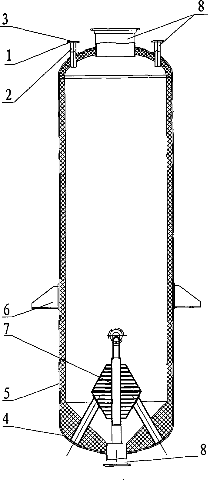 Treating method for organic refuse and special equipment therefor