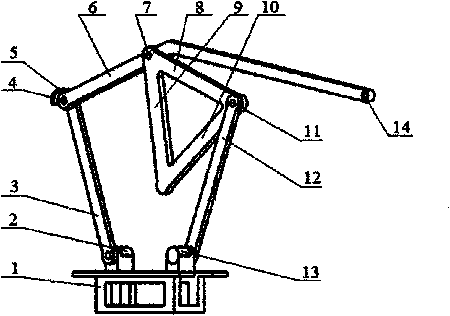 A Metamorphic Palletizing Robot Mechanism