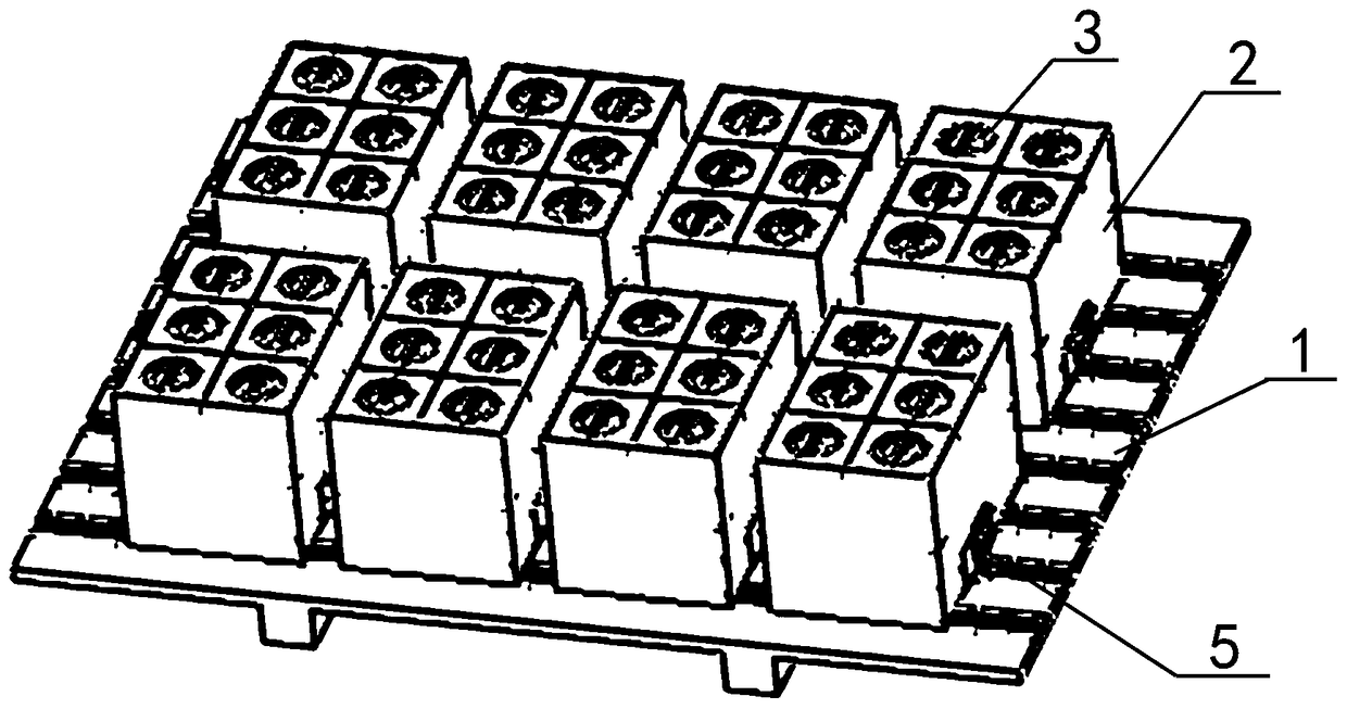 High-grade fragile goods packaging and transportation integrated device