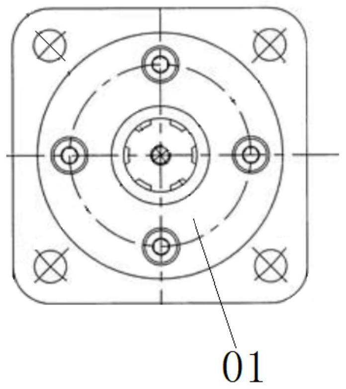 Integral backpressure-resistant cycloid hydraulic motor structure