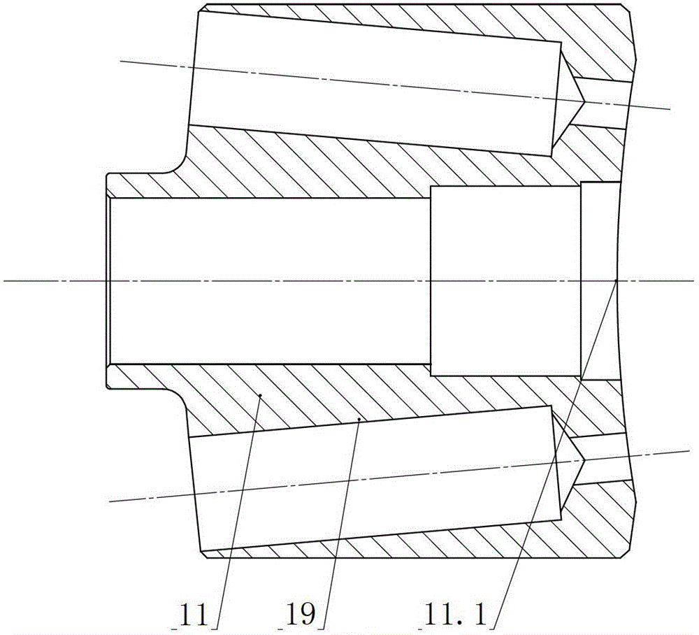 Oblique plunger type pure water hydraulic swash plate pump