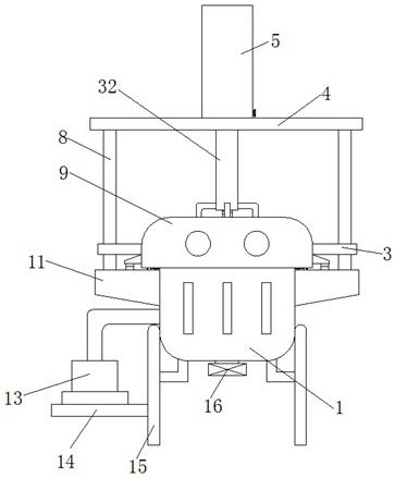 Vacuum purification furnace of high-purity aluminum for preparing semiconductor chip