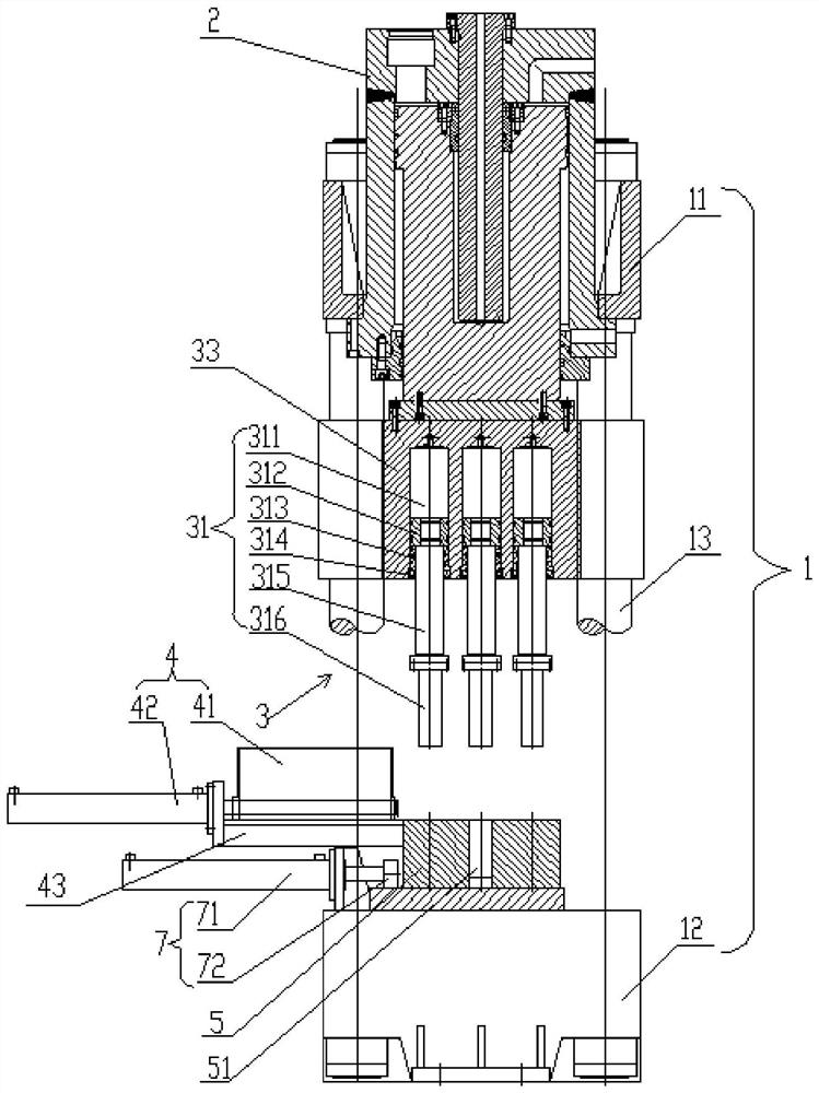 Metal filing briquetting machine and briquetting method