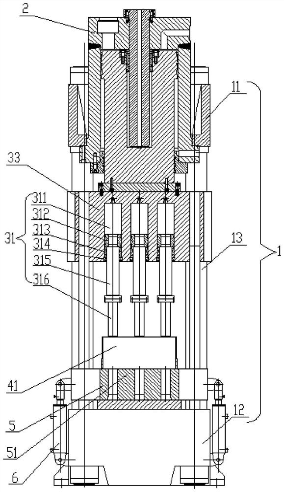 Metal filing briquetting machine and briquetting method