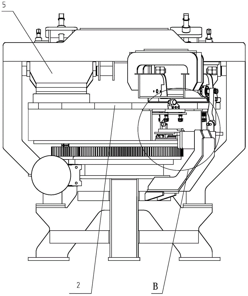 A grid printing forming machine