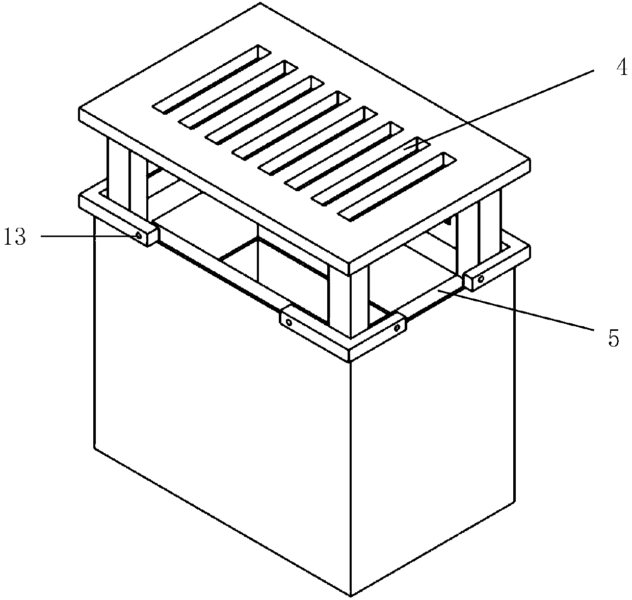 Intelligent drainage well cover device