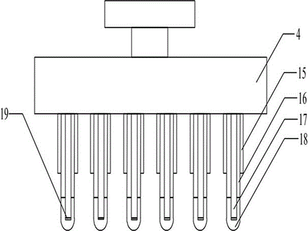 Plate washer with double cleaning heads