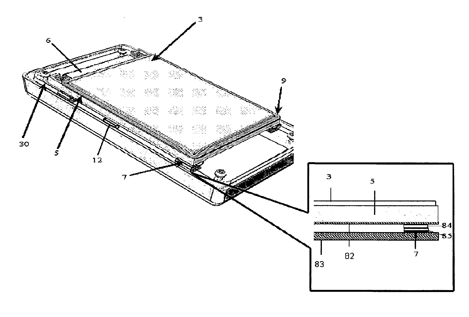 Integrated pressure sensitive lens assembly