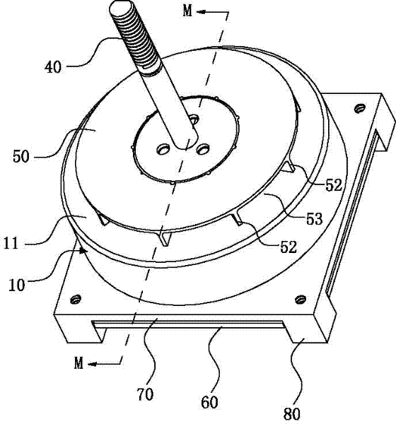 Self-radiating motor