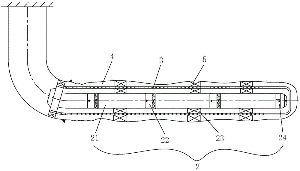 Segmented oil-stabilizing water-controlling method and device