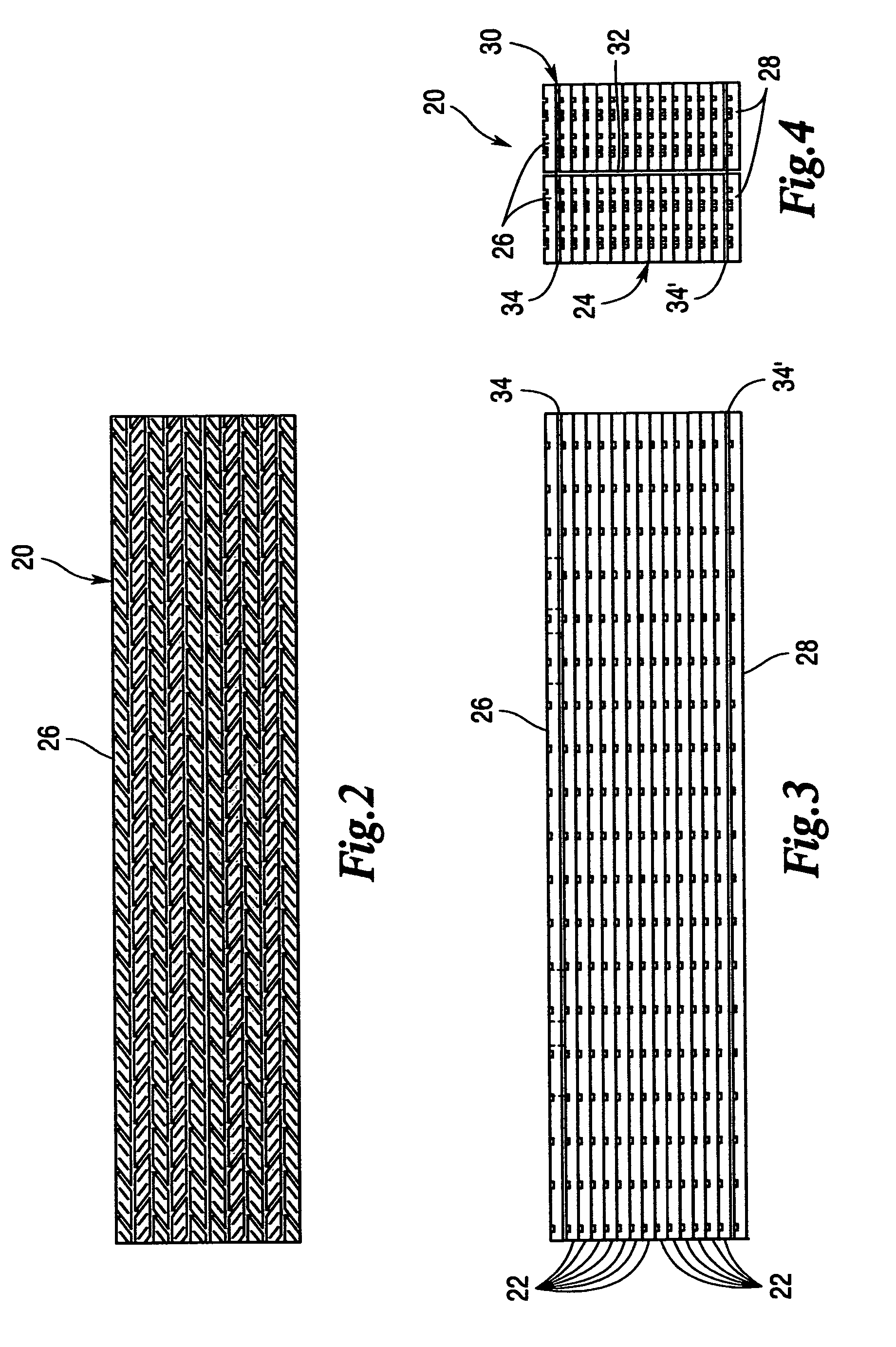 Tire tread railroad tie