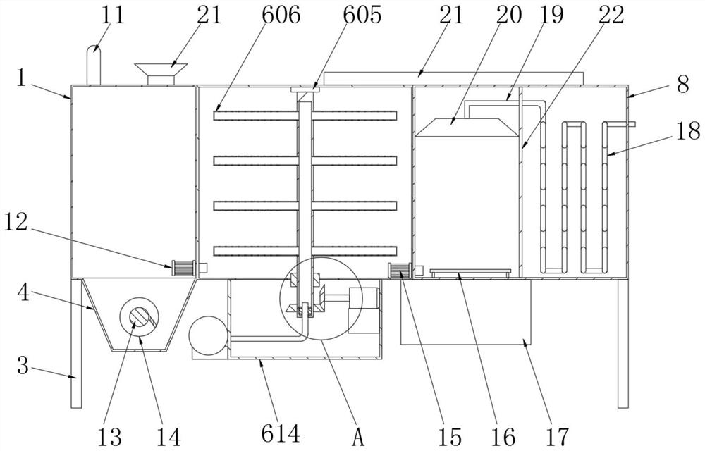 Breeding wastewater treatment device