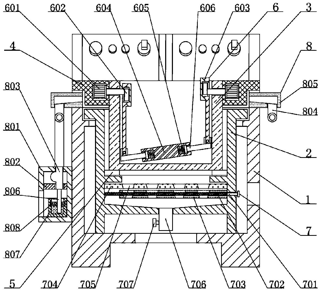 High-temperature oil frying machine