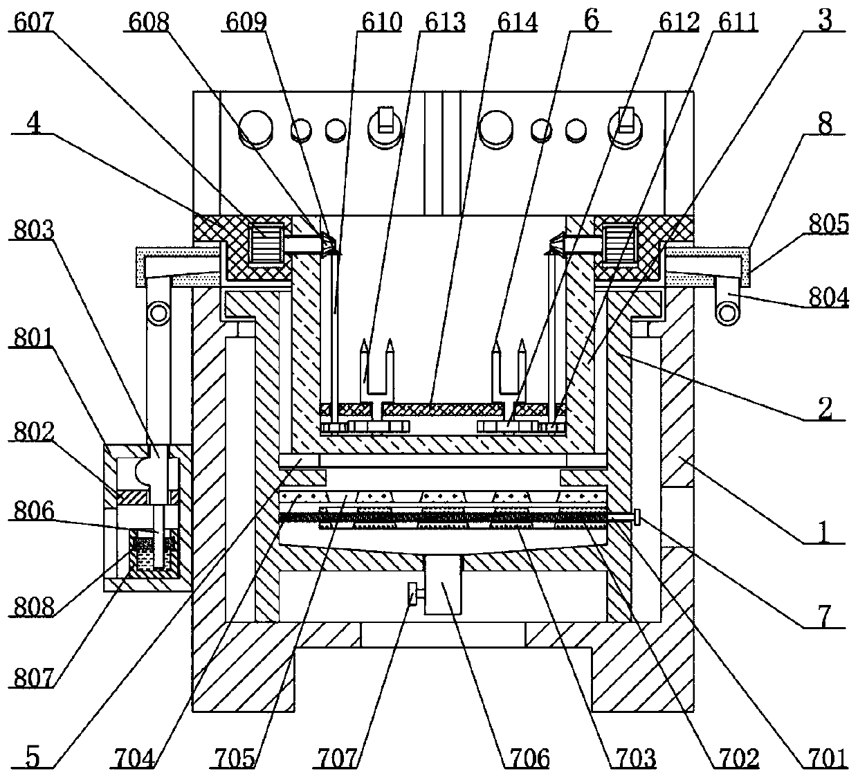 High-temperature oil frying machine