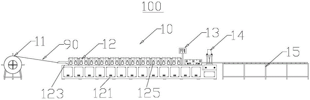 Cooling tower structural parts processing equipment and processing technology