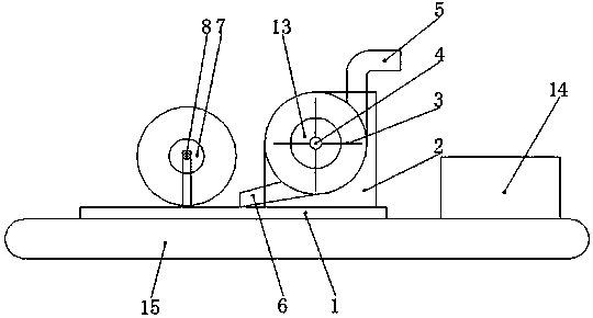 Self-driven river sand magnetic separator