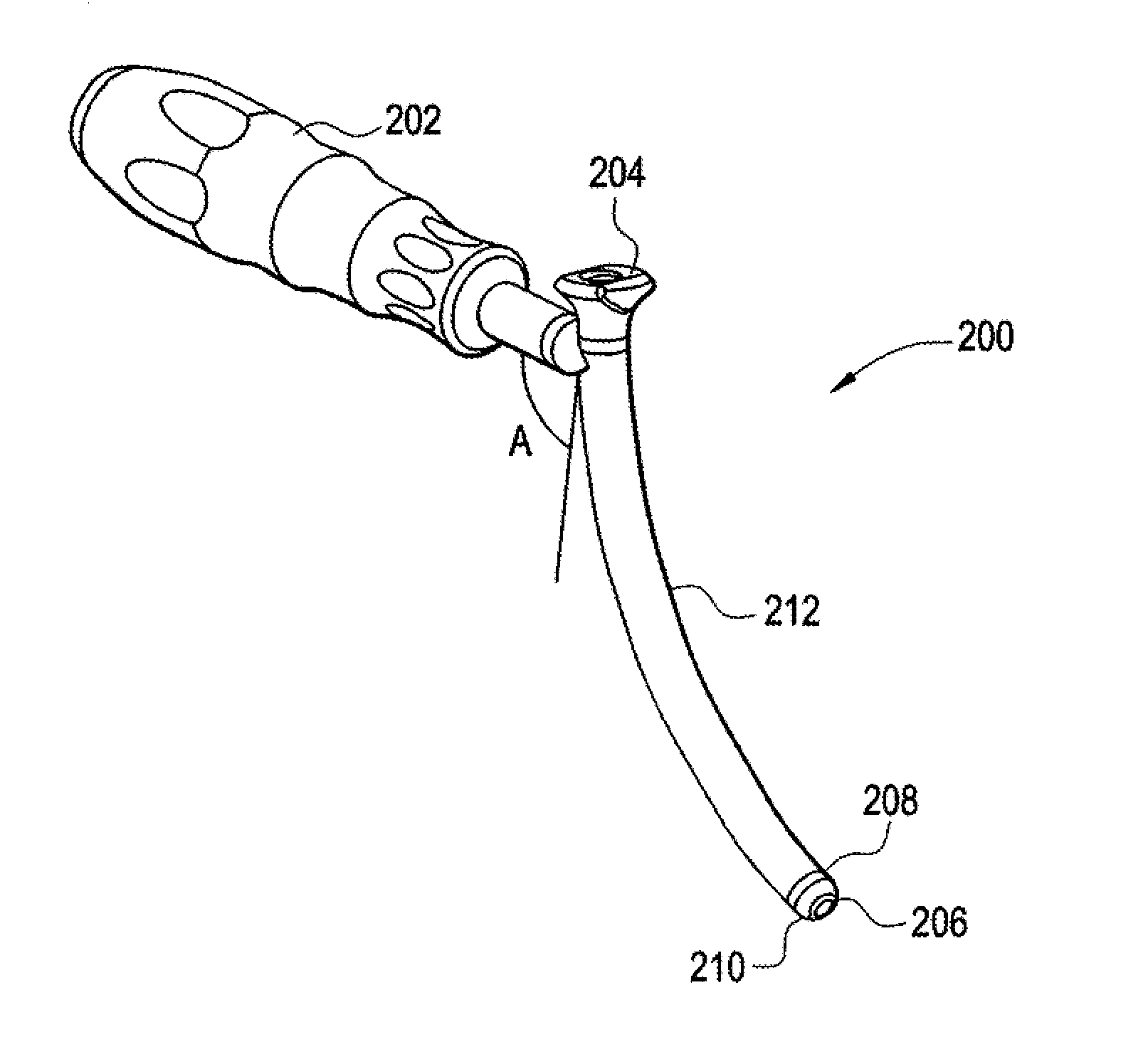 Curvilinear spinal access method and device