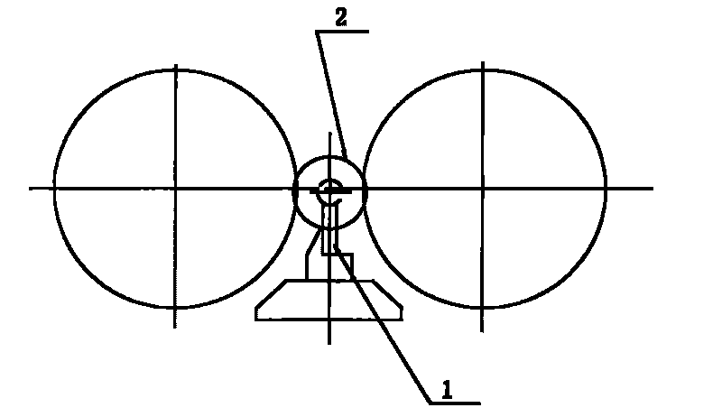 Screw-type straightening method for tap bolt of slender rod