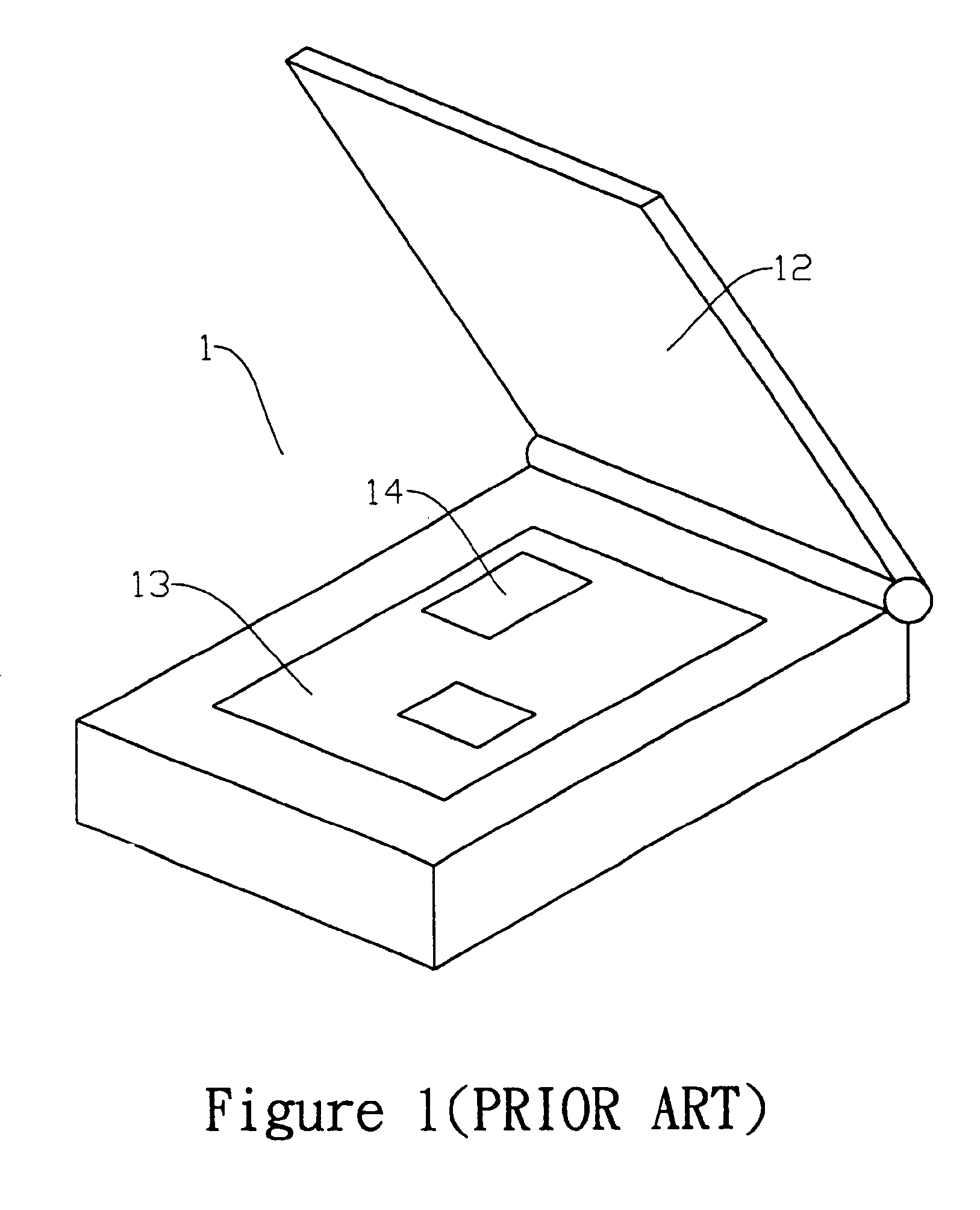 Slide securing device for flatbed scanning sysem