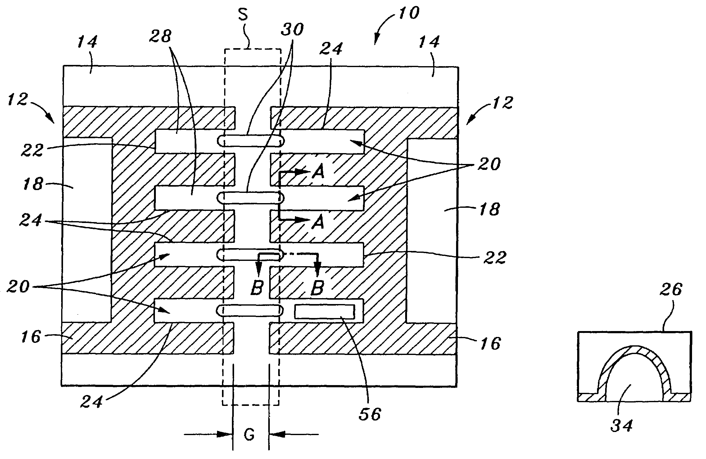 Lead frame with plated end leads