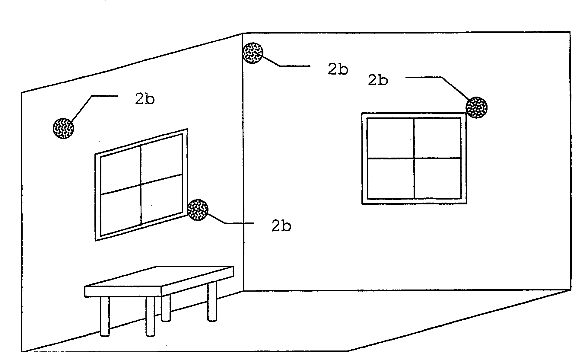 Method and system for determining the spatial position of a hand-held measuring appliance