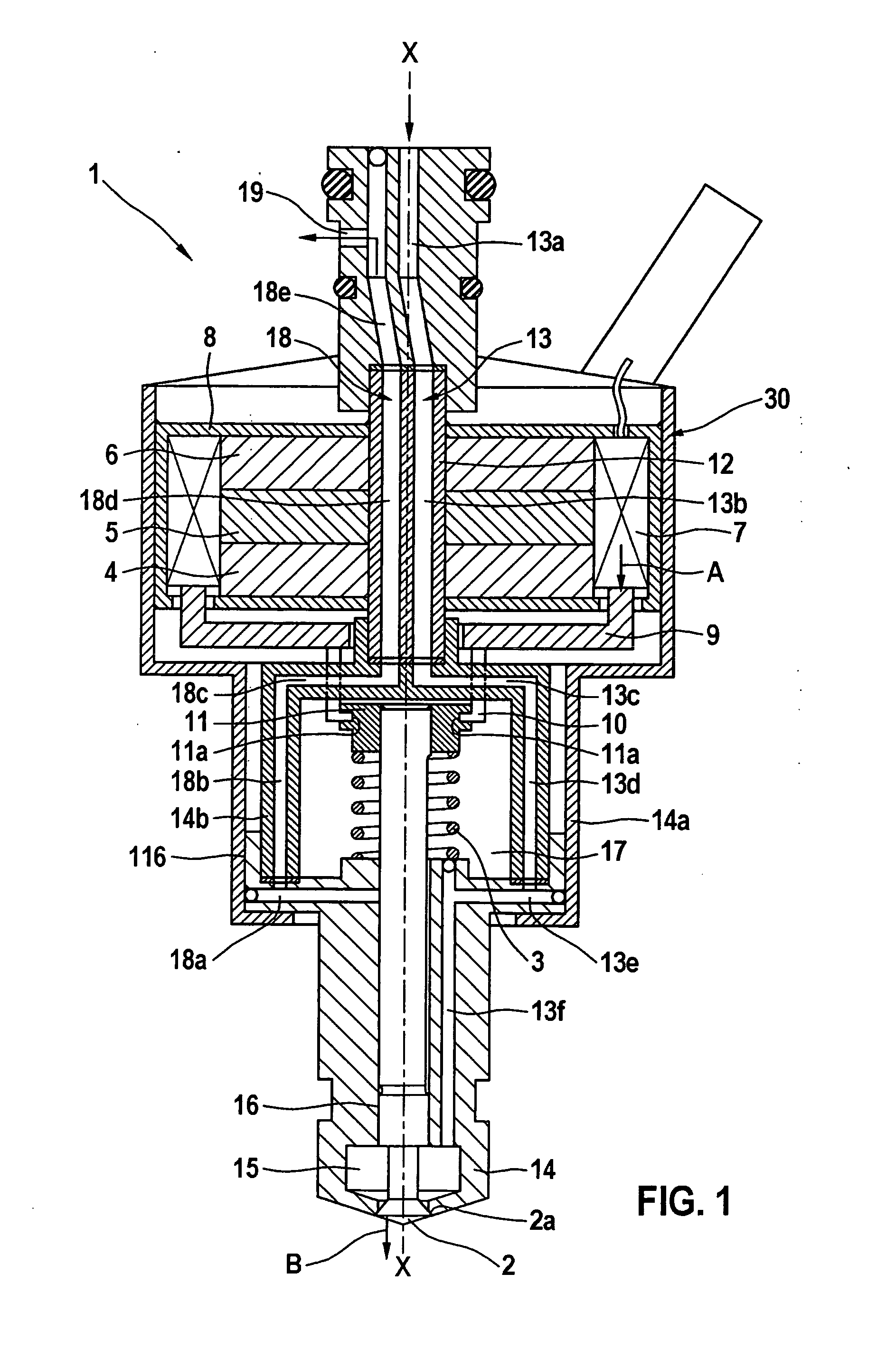 Device for injecting fuel