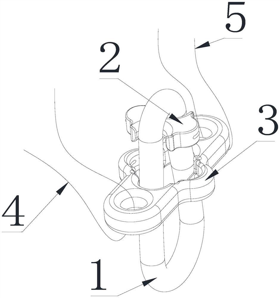 Detachable belt carrier titanium plate