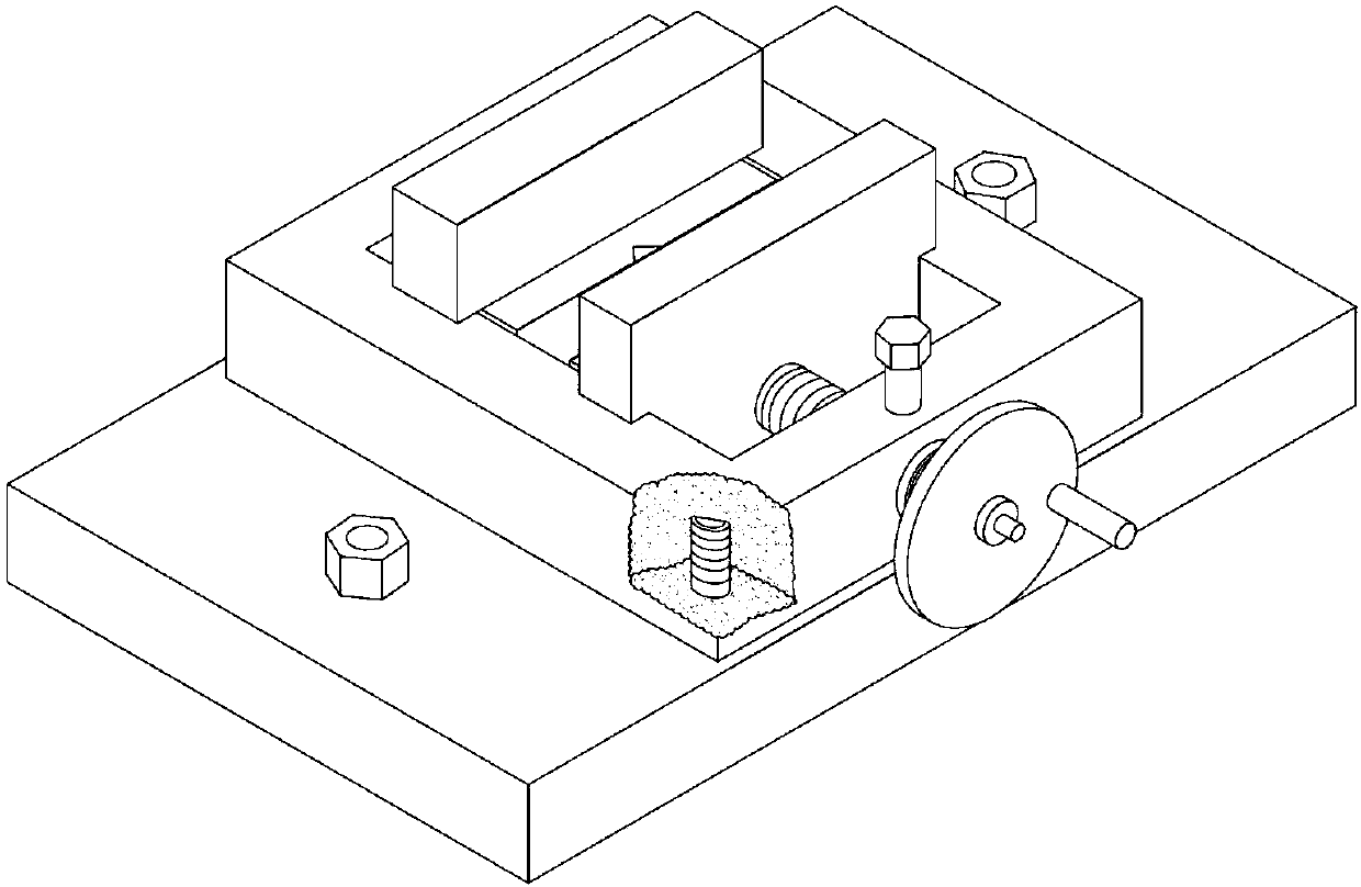 Load-holding test fixture for multiple specifications of nuts