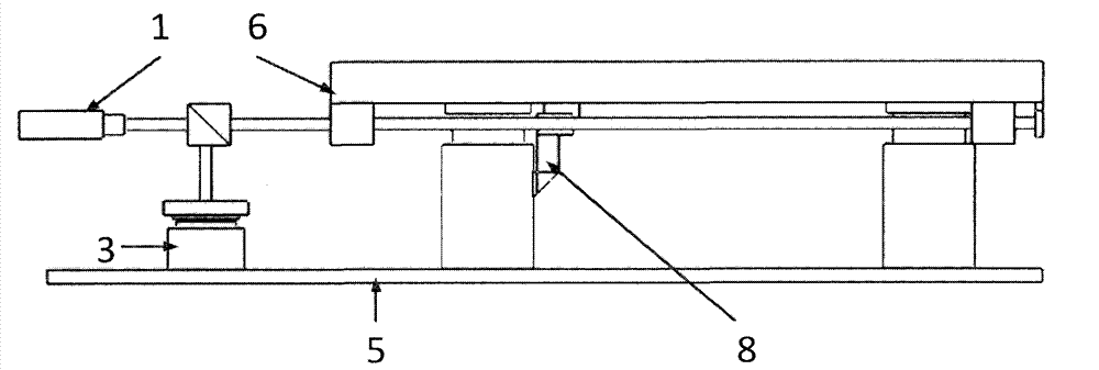 Air magnetic vibration isolation platform based on air magnetic zero position reference and laser auto-collimation measurement