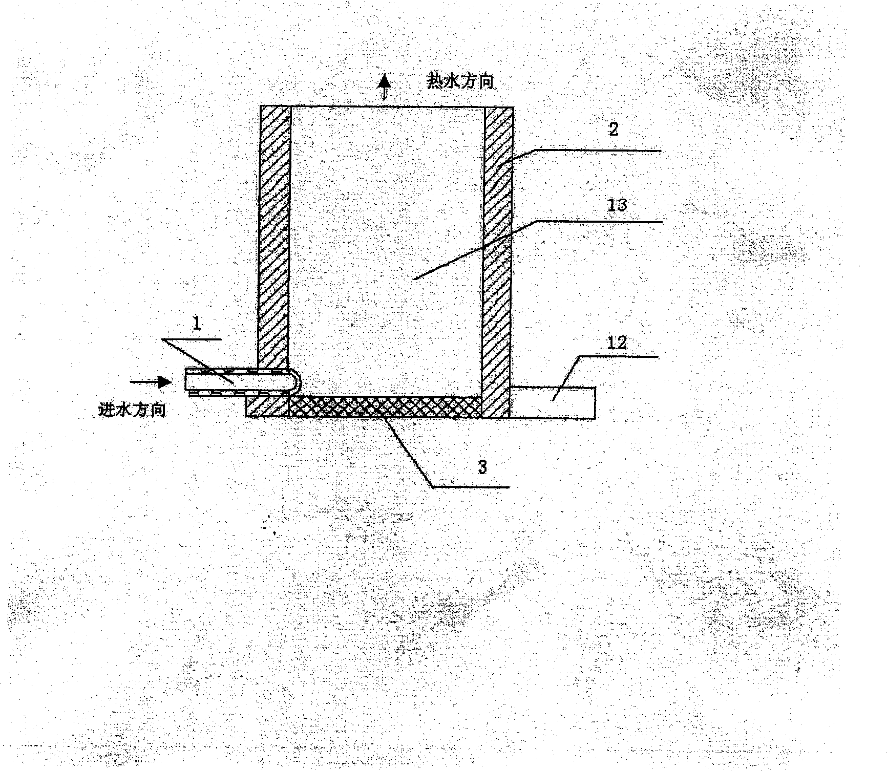 Unpowered self-loop computer liquid cooling system