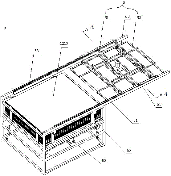 An automatic equipment for taking enlarged size liquid crystal substrate