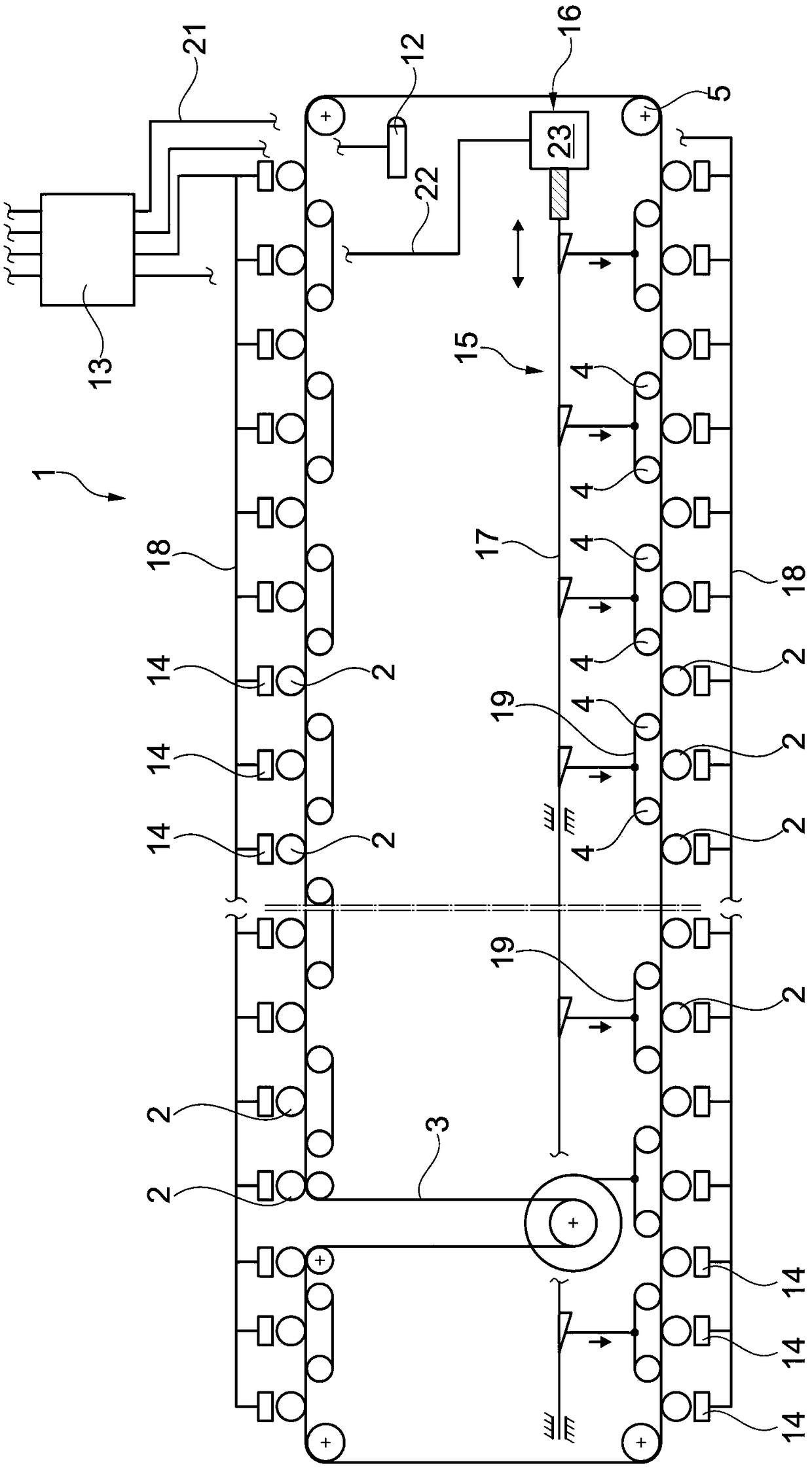 Ring spinning machine with multiple spinning positions