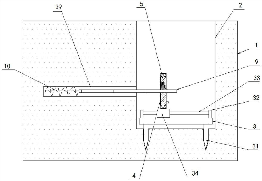 Asphalt pavement stress monitoring device